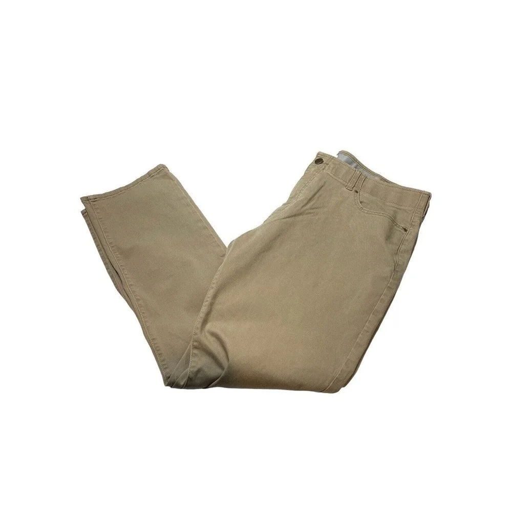 LEE STRETCH khaki pants MENS 40 x 32 STRAIGHT TAPER FIT
